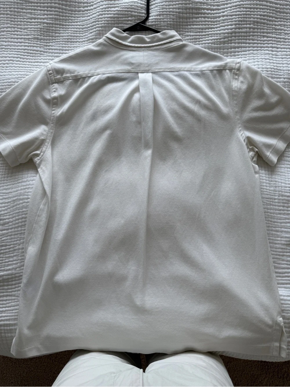 Ralph Lauren White Short-Sleeve Polo with Embroidered Pony
